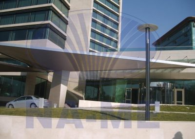 Rixos Grand Hotel'in araç indirme-bindirme saçağı