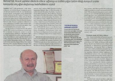 Dünya Gazetesi'ndeki portreli NA-ME röportajı