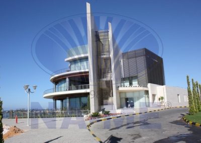 Libya Trablus Shatt projesindeki modern binanın dış cephesi