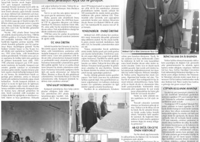 Başkent Gazetesi'nde NA-ME hakkında yayımlanan haber kupürü
