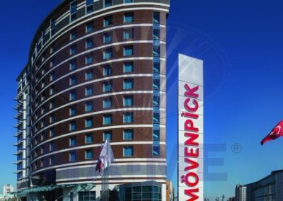 Ankara Mövenpick Hotel'in dış cephesi