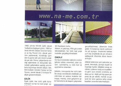 Composites dergisindeki NA-ME ürün ve uygulama görselleri
