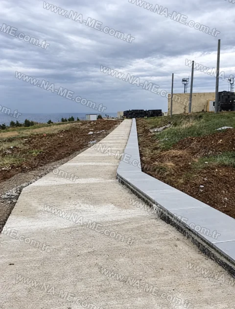 FRP cable trench covers on an open site